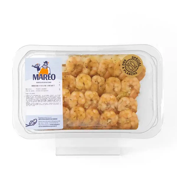 Brochettes de Crevettes Marinées