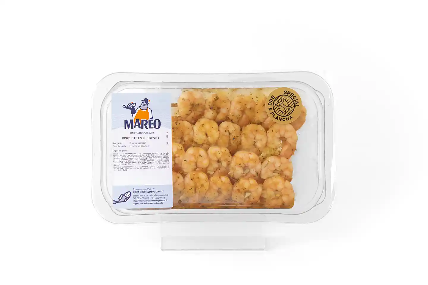Brochettes de Crevettes Marinées